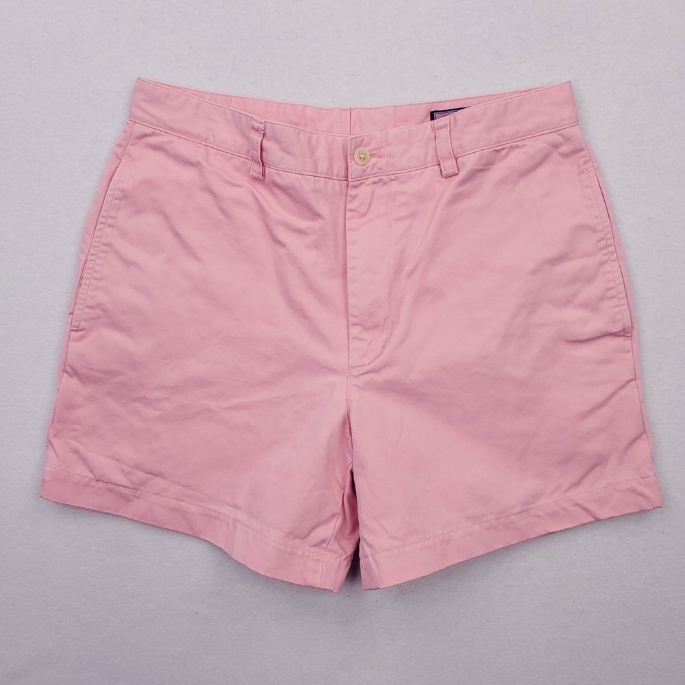 Vineyard Vines Shorts Womens 30 Peach Chino Preppy Canvas Outdoor Relaxed Preppy